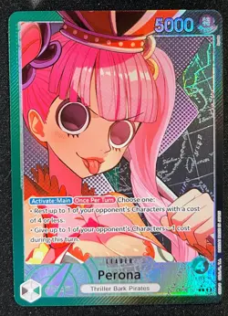Perona Alt Art Leader OP06-021 One Piece Card Game Wings Of The Captain English - Image 1
