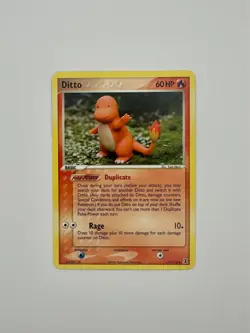 Pokemon TCG Ditto Charmander Card 61/113 EX Delta Species NM - Image 1