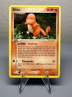 Ditto (Charmander) - EX Delta Species - 61/113 - Poke.on Card - Near Mint - Image 1