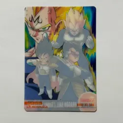 S3256 All Form Majin Vegeta Japanese Dragon Ball Z x Morinaga Clear Card 520 - Image 2