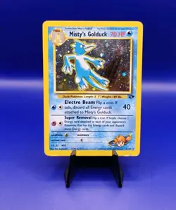 Misty's Golduck 12/132 Holo Rare Gym Challenge Pokemon Card WOTC TCG 2000 - Image 1
