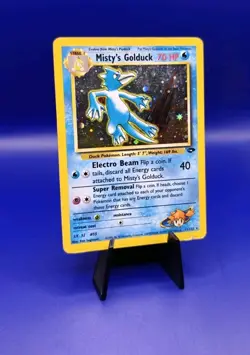 Misty's Golduck 12/132 Holo Rare Gym Challenge Pokemon Card WOTC TCG 2000 - Image 2