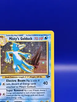 Misty's Golduck 12/132 Holo Rare Gym Challenge Pokemon Card WOTC TCG 2000 - Image 5