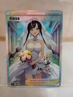 Elesa Pokemon Anime Waifu Sexy Goddess Doujin Card - Image 1