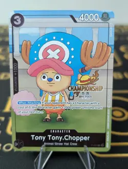 One Piece - Tony Tony Chopper (P-065) 2025-2026 Championship English Card - Image 1