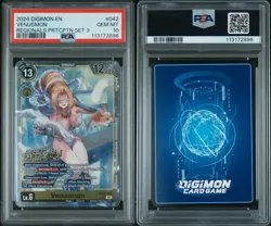 Digimon Card Game Venusmon #042 Regionals Participant 2024 Promo PSA 10 *POP 1!* - Image 3