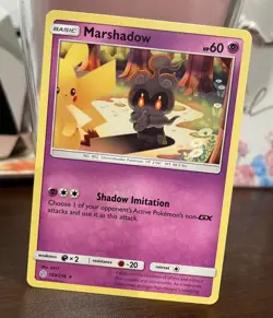 Pokemon TCG Marshadow 103/236 - Rare Card Cosmic Eclipse NM - Image 1