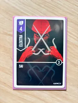 Unmatched Board Game Foil Promo Cards. Electra, Bullseye, and Daredevil - Image 3