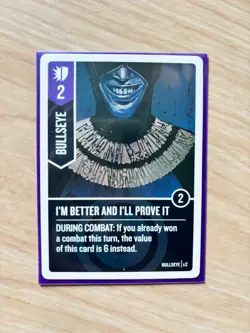 Unmatched Board Game Foil Promo Cards. Electra, Bullseye, and Daredevil - Image 4