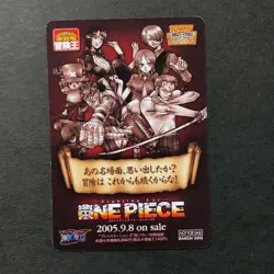 S1598 Luffy One Piece Card Memorial Passport Promo Card Straw Hat Crew Nami - Image 2