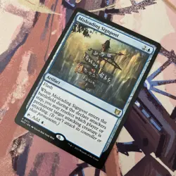 Misleading Signpost - Wilds of Eldraine Commander - Magic the Gathering MTG - Image 2