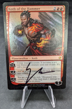 Koth of the Hammer - MTG - Duel Deck - Signed by Eric Deschamps - LP - Image 1