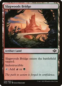 4x Slagwoods Bridge - NM - Modern Horizons 2 land magic the gathering MTG POD - Image 1