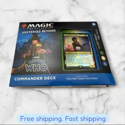 Magic the Gathering Doctor Who Blast from the Past Commander Deck NEW SHIPPING 195166228815 - Image 1