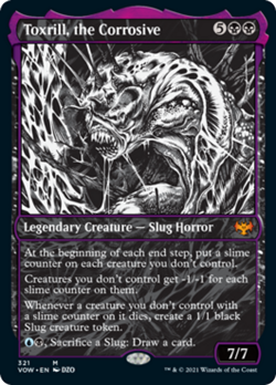 Toxrill, the Corrosive (Showcase) Innistrad: Crimson Vow HEAVILY PLD ABUGames - Image 1