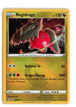 Regidrago 124/203 Cosmos Holo Pokemon TCG NM-LP - Image 1