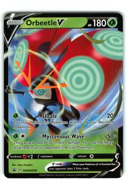 Orbeetle V Black Star Promo - SWSH078 Sword & Shield - Pokemon TCG - NM - Image 1
