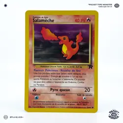 SALAMECHE 50/82 Team Rocket Edition 2 ED2 VF FR Carte Pokemon - Image 2