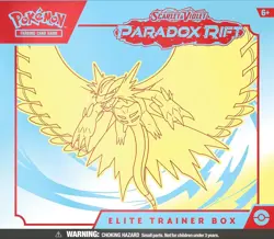 Pokemon TCG Scarlet & Violet Paradox Rift Elite Trainer Box ETB - Roaring Moon - Image 5