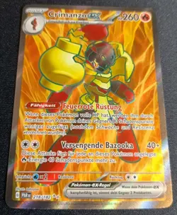 Pokemon Crimanzo ex PAR 218 Paradoxrift Ultra Rare Deutsch Near Mint - Image 2
