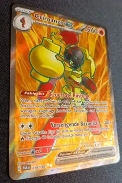 Pokemon Crimanzo ex PAR 218 Paradoxrift Ultra Rare Deutsch Near Mint - Image 3