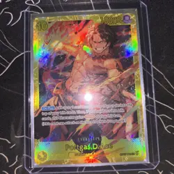 Portgas D Ace OP07-119 SEC ENGLISH OP07 500 Years In The Future ONE PIECE CARD - Image 1