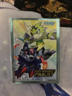 Digimon Card Game Official Sleeves - 25-26 Regionals (5-Pack) - Image 1