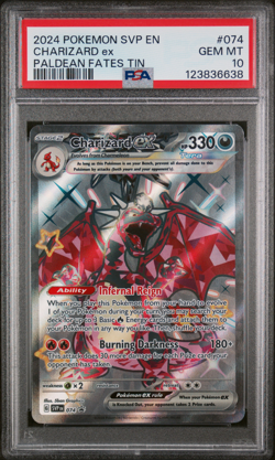 PSA 10 Charizard ex 074 Sv: Scarlet & Violet Promo Cards Holo (Guard Included) - Image 3