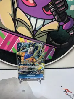 Crocodile Treasure Cruise Winner SR ST03-003 One Piece Card English - NM - Image 1