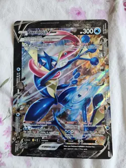 JUMBO Greninja V Union Oversized Card SWSH155 Black Star Promo Pokemon - NM - Image 1