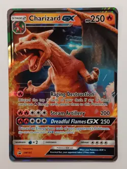 Pokemon 2018 Charizard GX SM195 Black Star Promo Card - Image 1