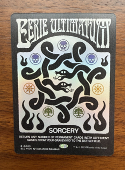 FOIL - Eerie Ultimatum - Secret Lair Encyclopedia - Magic the Gathering MTG - Image 1