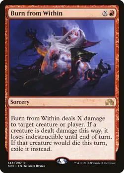 Burn from Within [Shadows over Innistrad] Lightly Played - Image 1