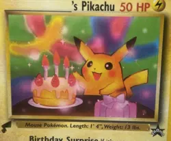 BIRTHDAY PIKACHU PSA 10 Pokemon World Collection #24 2000 Stamped English ____'s - Image 3