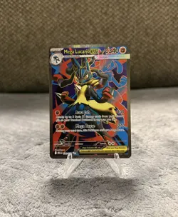 Pokemon TCG Mega Lucario EX 160/132 Ultra Rare Holo NM Mega Evolutions Full Art - Image 1