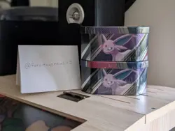 2 Pokemon V Heroes Tin Sylveon and Espeon Factory Sealed - Image 1