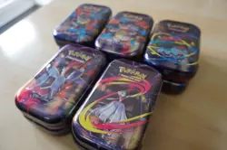 Pokemon: Mega Evolution - 5x Mega Heroes Mini Tin (Full Art Set) New & Sealed ✅ - Image 3