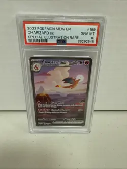 Pokemon TCG Charizard ex 199/165 Special Illustration 151 PSA 10 - Image 1