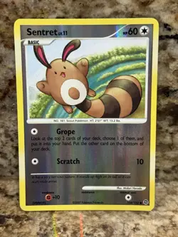 Pokemon Sentret 104/132 Secret Wonders Reverse Holo Pokemon Nintendo Common LP - Image 1