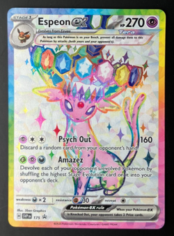 Pokemon Espeon ex SVP 175 Premium Figure Collection Black Star Promo NM - Image 1