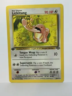 1999 Pokemon Lickitung 1st Edition Jungle 38/64 - Image 1