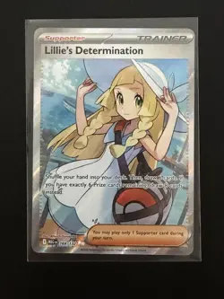 Pokemon TCG Mega Evolution Lillie's Determination 169/132 Full Art Ultra Rare - Image 1