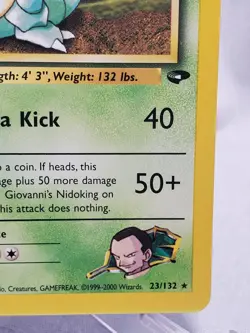 Giovanni's Nidoqueen 23/132 - Pokemon TCG Gym Challenge - LP - Image 4