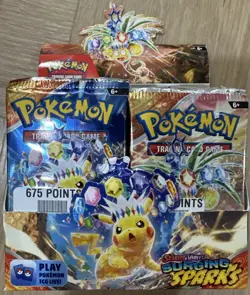 OPEN BOX Pokemon TCG: Scarlet & Violet Surging Sparks Booster Box 36 Packs - Image 1