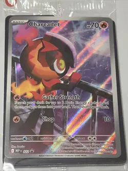 Pokemon Charcadet 022 ETB Black Star Promo - Phantasmal Flames - NM SEALED - Image 1