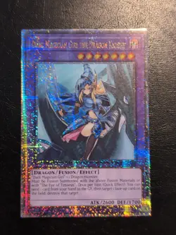 Yu-Gi-Oh QUARTER CENTURY DARK MAGICIAN GIRL THE DRAGON KNIGHT RA03-EN258 1ST NM - Image 1