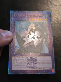 Yu-Gi-Oh QUARTER CENTURY DARK MAGICIAN GIRL THE DRAGON KNIGHT RA03-EN258 1ST NM - Image 2