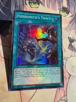 Yugioh Asian English INFO-AE061 Fiendsmith's Tract x3 playset Super rare NM - Image 2