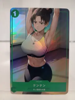 Tenten Naruto Sexy Hot Bikini Girl Anime Lewd Waifu Doujin Goddess Card - Image 1