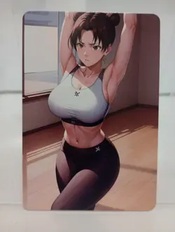 Tenten Naruto Sexy Hot Bikini Girl Anime Lewd Waifu Doujin Goddess Card - Image 2